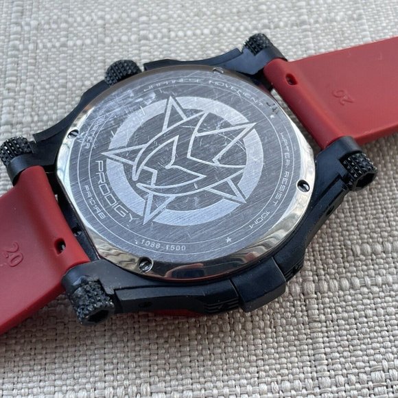 Meister Prodigy Men Wristwatch Multifunctional Quartz Analog Watch Red/Black - Picture 7 of 12